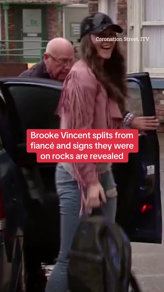 Coronation Street star Brooke Vincent has split from her fia