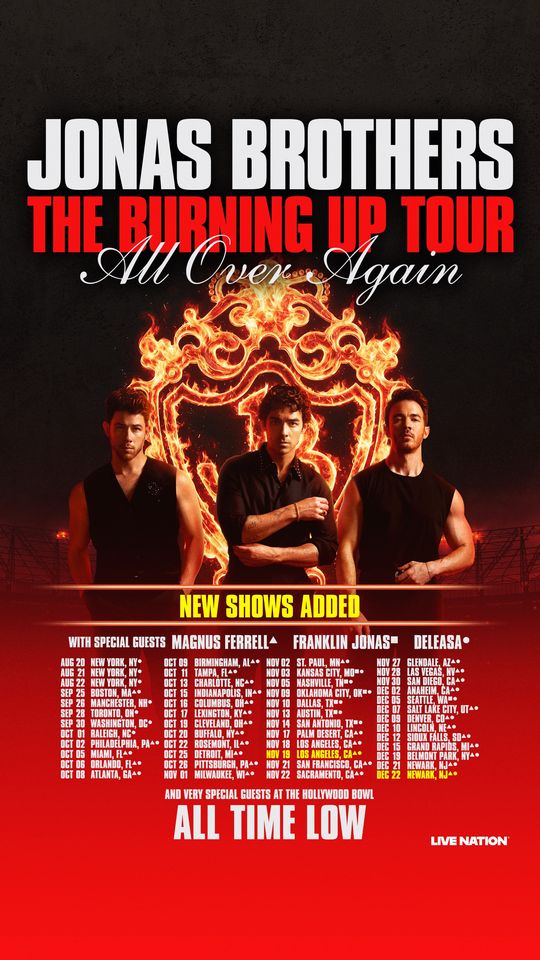MORE BURNING UP TOUR ALL OVER AGAIN ❤️🔥 We’re adding second