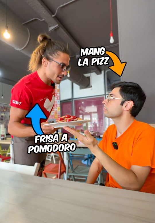 Mang la pizz e Frisa pomodoro al ristorante π΄#manglapizz #fr