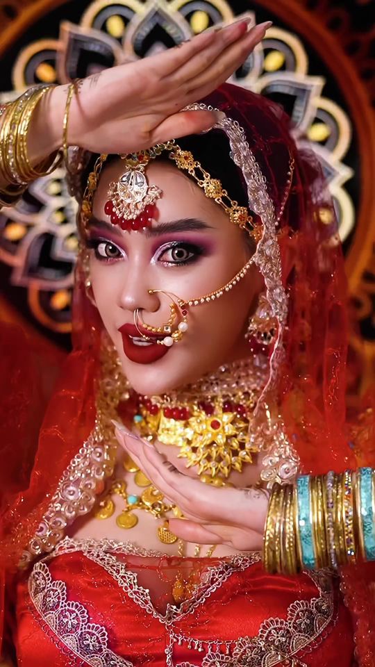 Asoka makeup trend from Việt Nam #inlil #xuhuong #bienhinh #