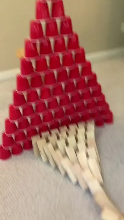 #trickshot #pingpong #rubegoldberg #quarantine #boredinthehouse #fyp # — @patrickhanson17