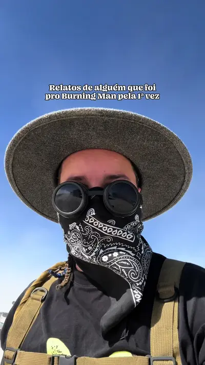 “mas como é o #BurningMan ?” — @tiagomelchior