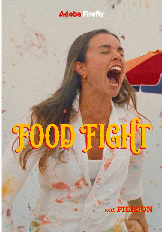 The Food Fight. My wildest vision, brought to life by @adobe