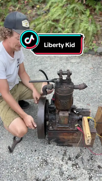 We made a very concerning discovery on the 1920 marine engine. #willit — @thebarnbrothers