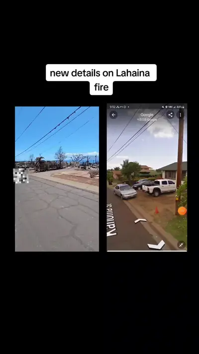 New details on the Lahaina fire. Unreleased footage and multiple side — @geoffcygnus