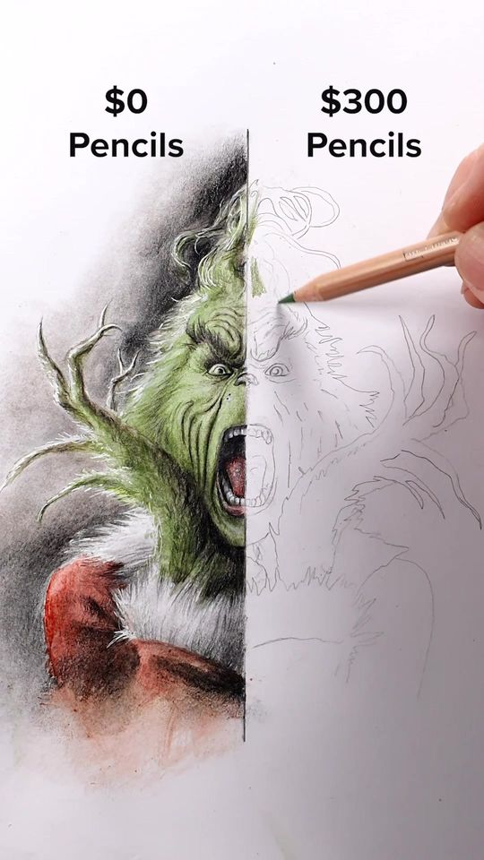 Draw The Grinch! #easy #drawing #art #tutorial #howtodraw #g