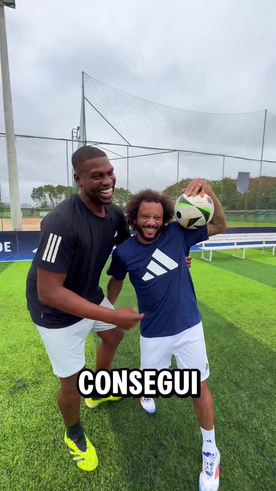 Nao foi facil desafiar esse craque @adidas #adidas #viral #m