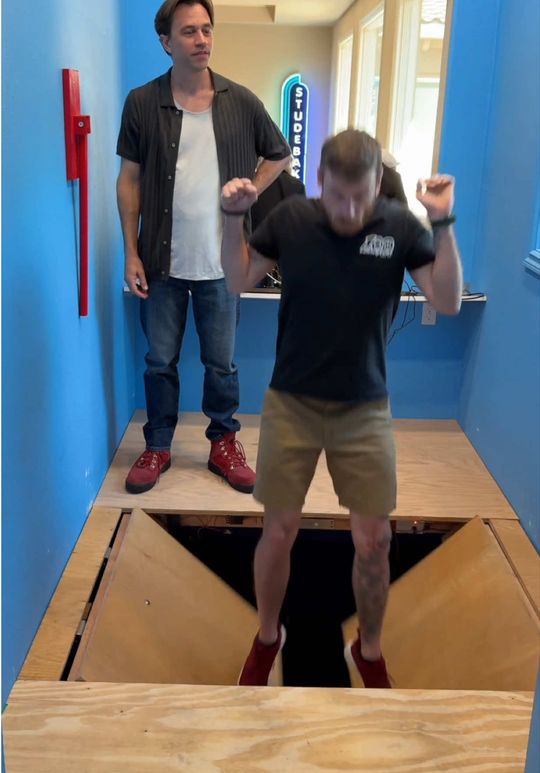Trap door got him! 🫣