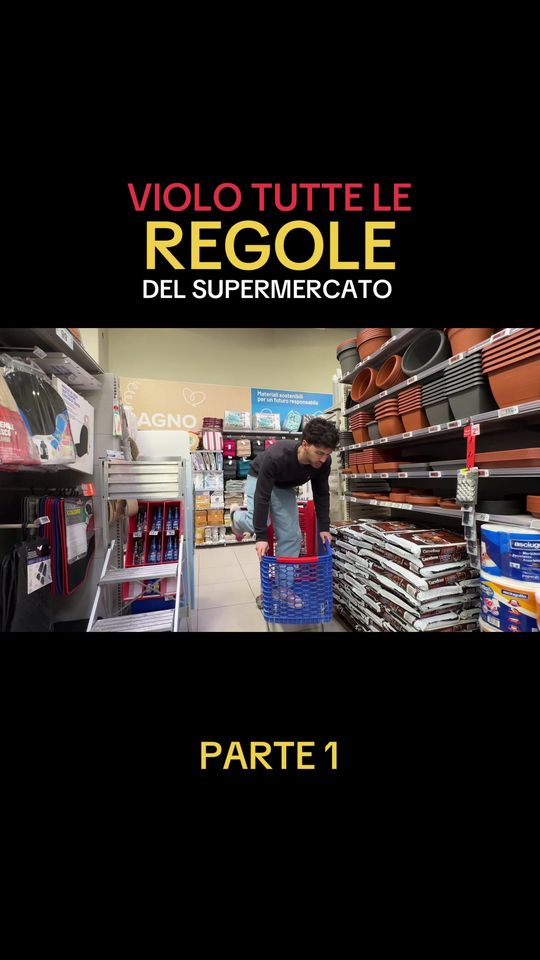 Ho violato tutto le regole del Supermercato