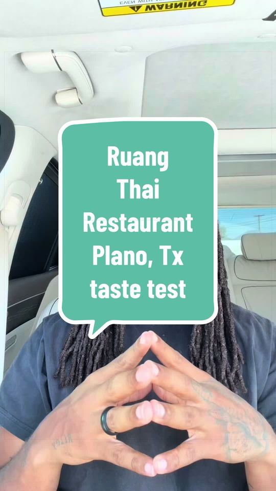 Replying to @cmdplusz Ruang Thai Restaurant taste test 💕 wou