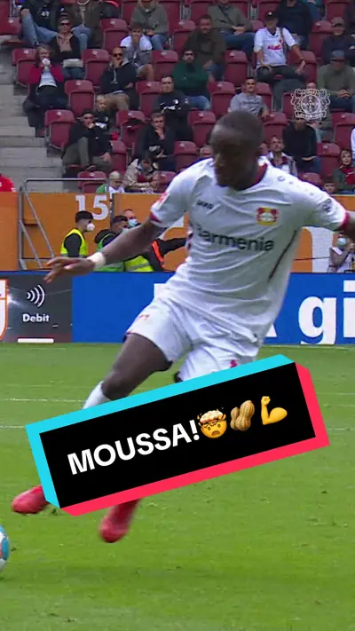 Moussa doing Moussa things. 🤯 #Bayer04 #Werkself — @bayer04