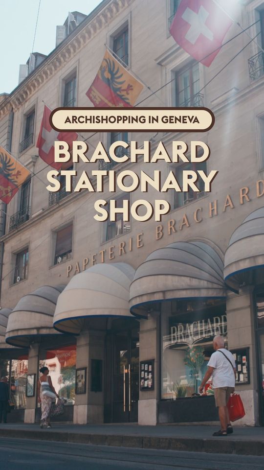 Our "Archishopping in Geneva" series begins at Papeterie Bra