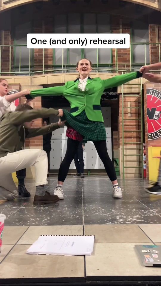 And that’s on being an emergency cover #heathersthemusical