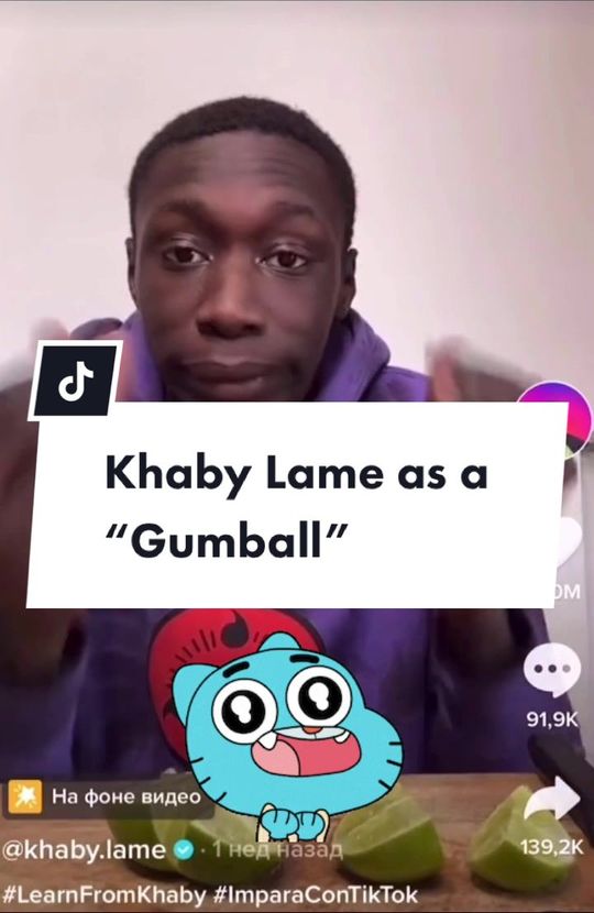 @khaby.lame as a Gumball, Just WAIT for it! 🤩 #khabylame #ar
