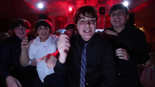The boys showing how its done at Jillian’s sweet 16. #carniv