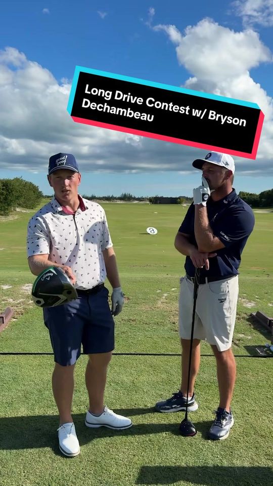 Can Bryson Dechambeau beat me in a long drive contest? Also,