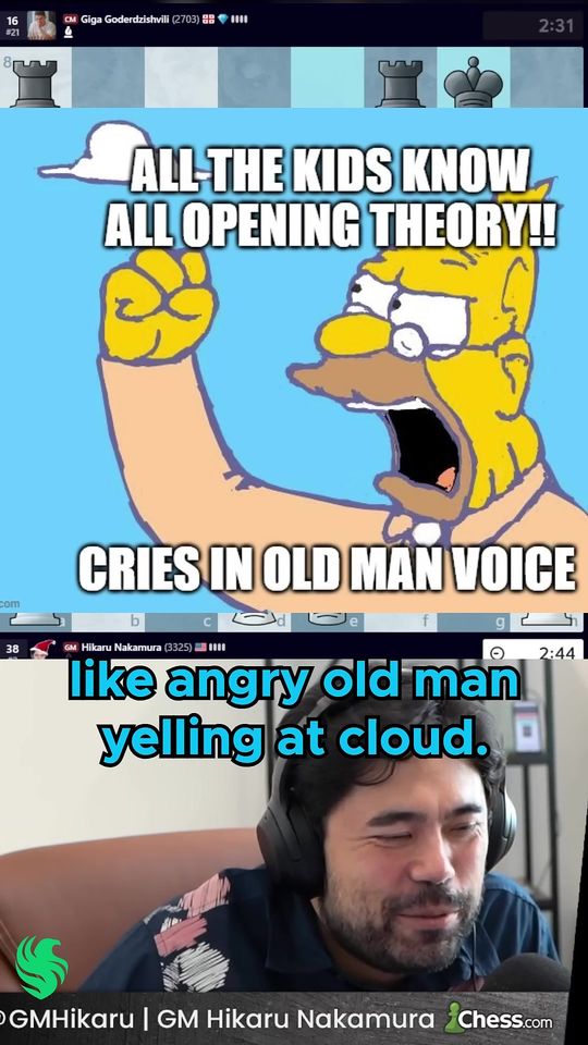 Am I an angry old man? #chess
