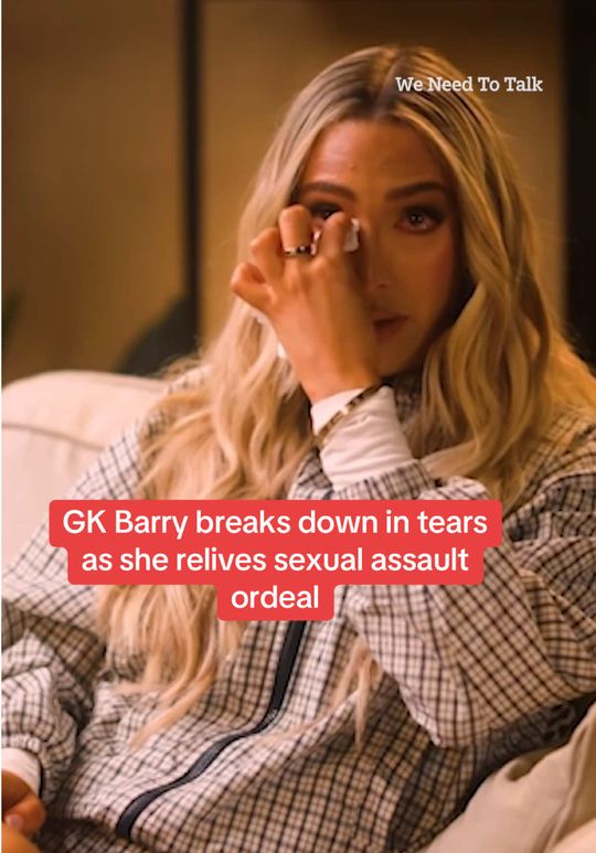 GK Barry has broken down in tears while reliving her sexual