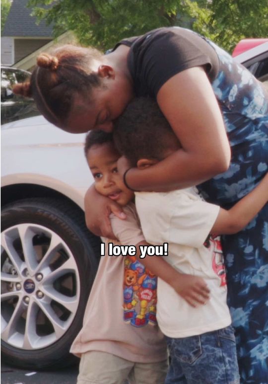 “Mommy got a new car” 🥹❤️ @1sourceprovider #car #homeless #m