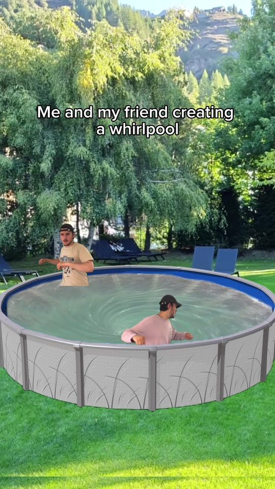 The water's just too powerful, you can't go against the flow