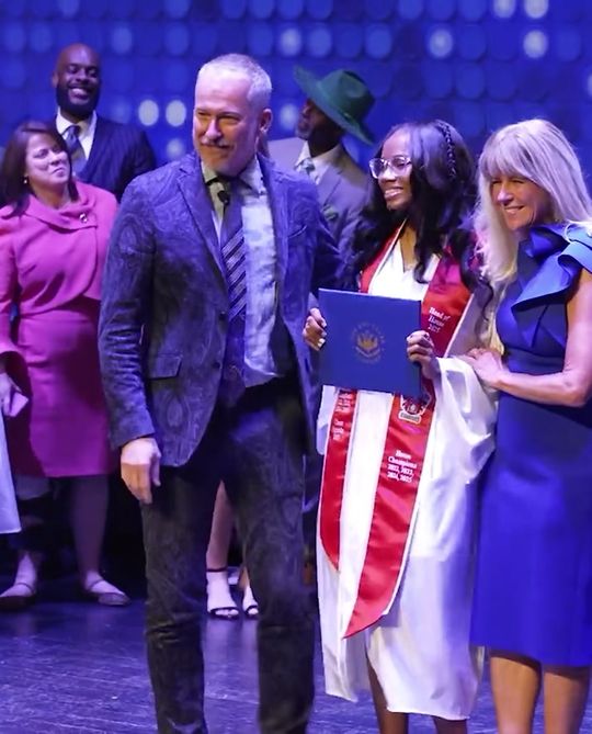 When graduates cross the stage at an RCA graduate, you never