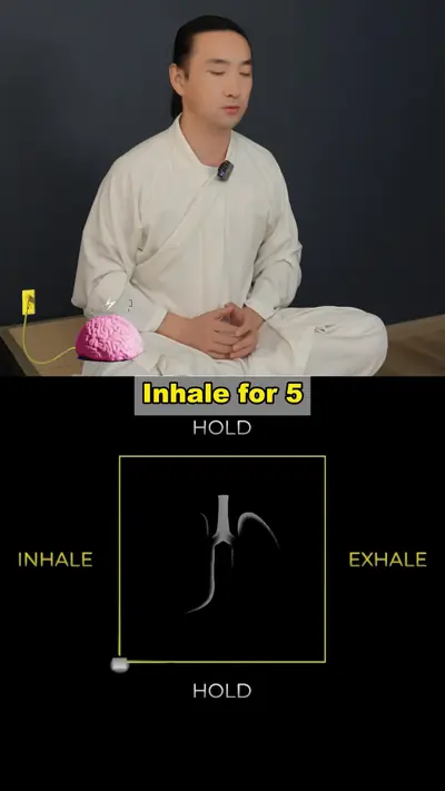 Breathe Like a Navy SEAL - Box Breathing for Instant Calm #healthy #he — @taichilizaifeng