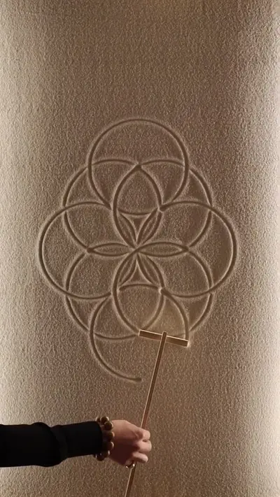 Zen garden-Pattern exploration 26 Clearing the mind #zen2art #zen #for — @zen2art