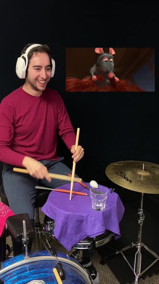 Recreating all the sounds from the cooking scene in #ratatou