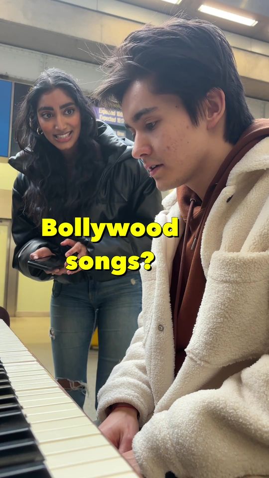 Wait for it🥹❤️ I was playing in a train station when suddenl