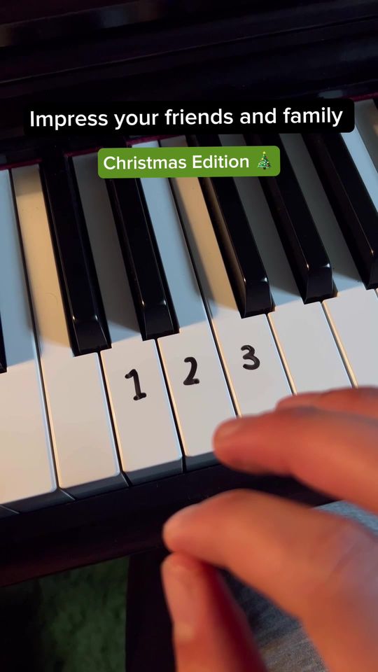 Carol of the Bells 🔔 (Simple Tutorial) #piano #pianotutorial