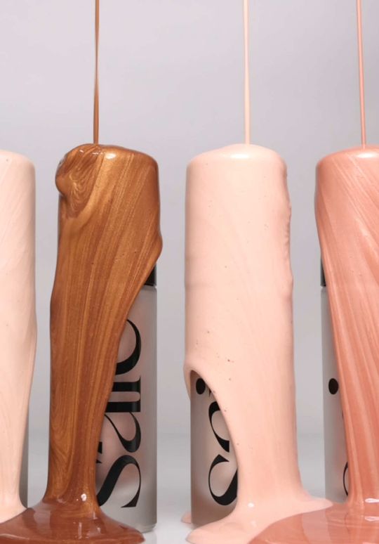 The Glowy Super Gel collection: ✨ Starglow (champagne) for a