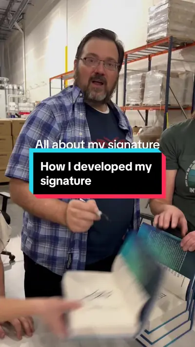 A lot of people ask me how I developed my signature. My answer—it’s al — @authorbrandonsanderson