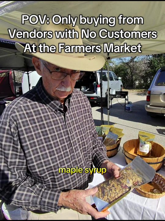 He makes amazing Homemade Granola! Giving back to the commun